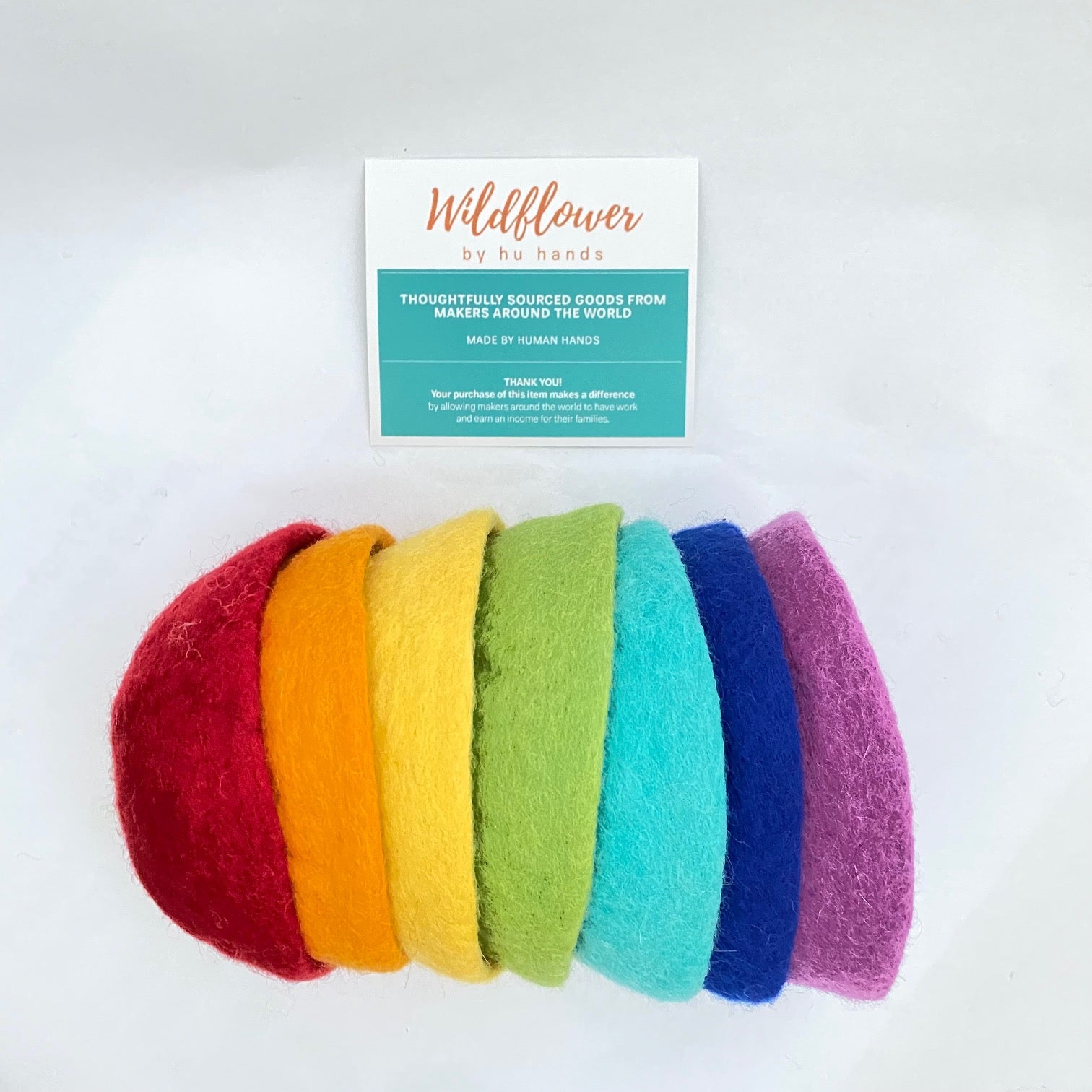 Rainbow Party Felt Bowls (7)