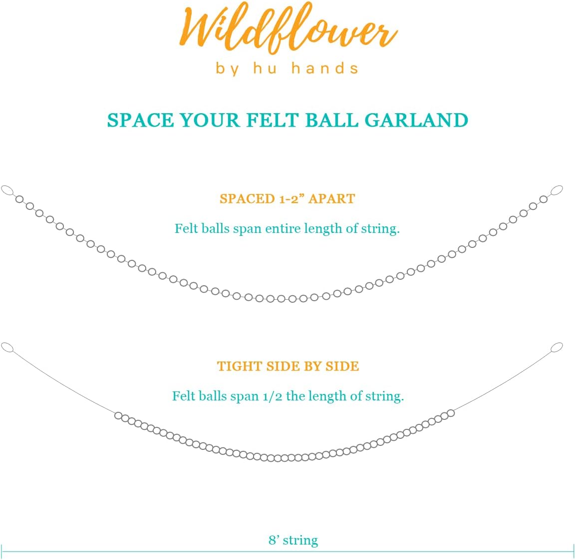 Natural White Garland