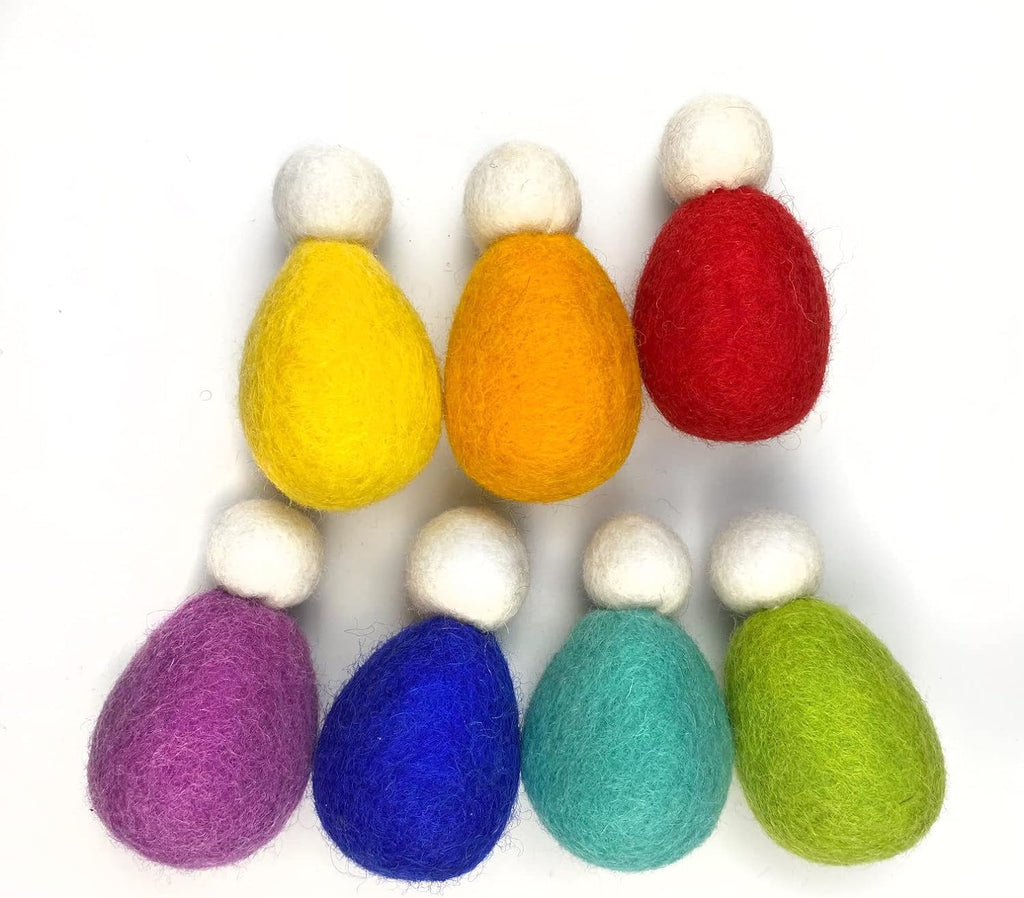 Rainbow Party Peg Dolls