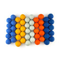 Play Day Wool Felt Balls for Crafts & Sensory Play (50 Pack)