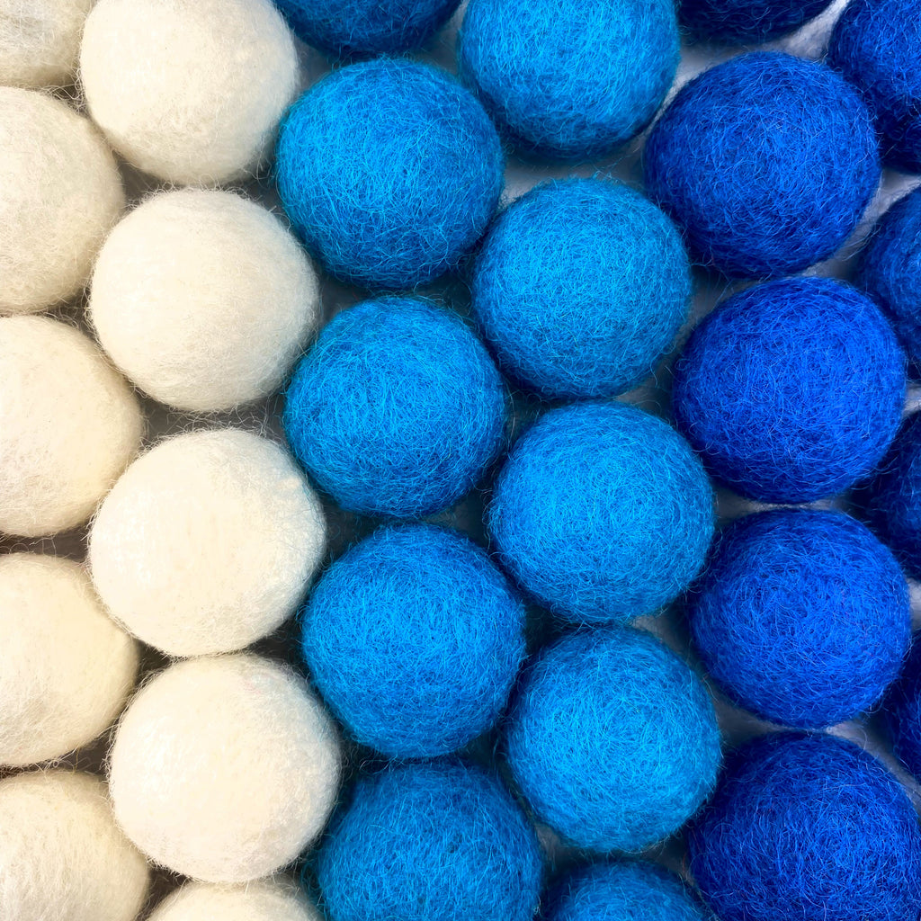 Freedom Wool Felt Balls for Crafts & Sensory Play (50 Pack)