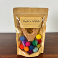 Wildflower Wooden Slingshot Set with Wool Felt Balls Ammo