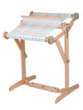 Knitters Loom Stand Variable with Support Brace - Lacquered