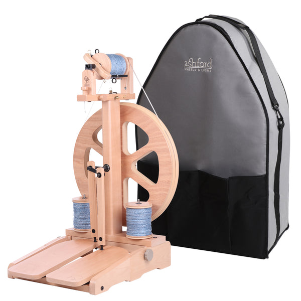 Kiwi 3 Spinning Wheel Lacquered - With Carry Bag